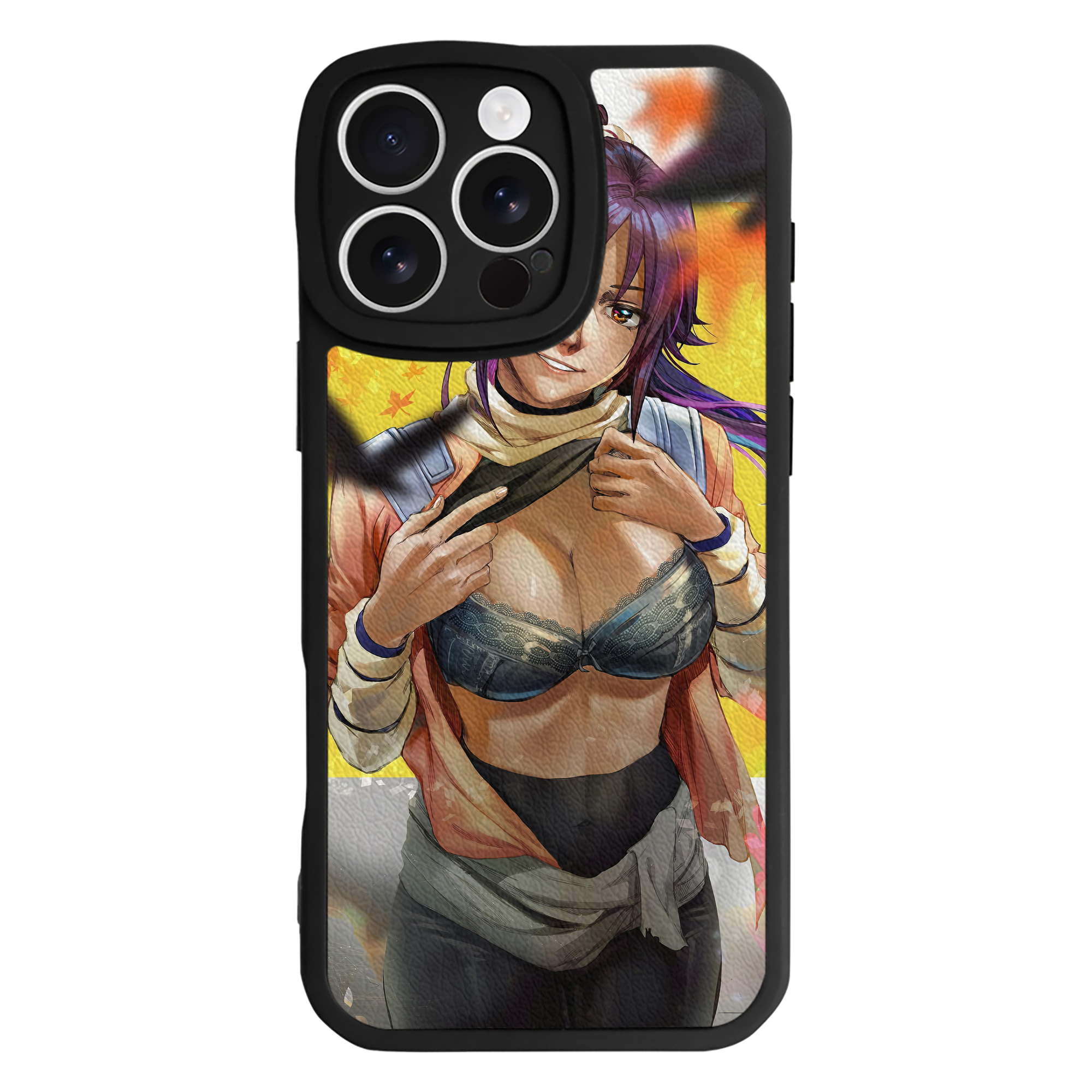 （画像用） ブリーチ BLEACH 【iPhone 16シリーズ対応】シリコンスマホケース（レザー調） 材質：シリコン